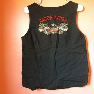 Harley Davidson Black Vest